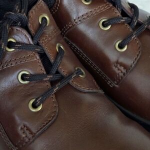 ECCO Brown Leather Women's Oxford Sneakers Size 39 NEW NO BOX